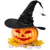 1/2 pezzi Cappello da Strega di Halloween Unisex Cappelli Neri per Adulti Bambini Fornitura per Feste di Halloween Accessorio Costume Cosplay Cappelli da Mago