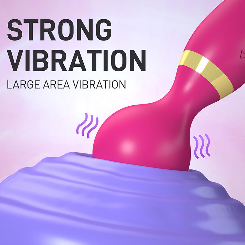 Powerful Wand Vibrator for Woman 28 Vibration Dual Motors AV Magic Wand Dildo G Spot Massager Clitori Stimulator Adult Sex Toys