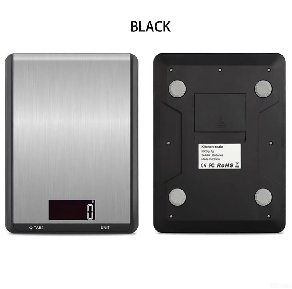 Kitchen Scale 10Kg/1g Weighing Food Coffee Balance Smart Electronic Digital Scales Stainless Steel Design for Cooking and Baking