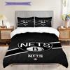 Brooklyn Nets Basketball Spirit Bedding(1 * duvet cover + 2 * pillowcase, without core)Duvet cover and pillowcase Christmas birthday gift Bedding set