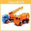 Childrens Inertia Construction Vehicle With Large Dump Truck And Excavator For Creative Play And Learning