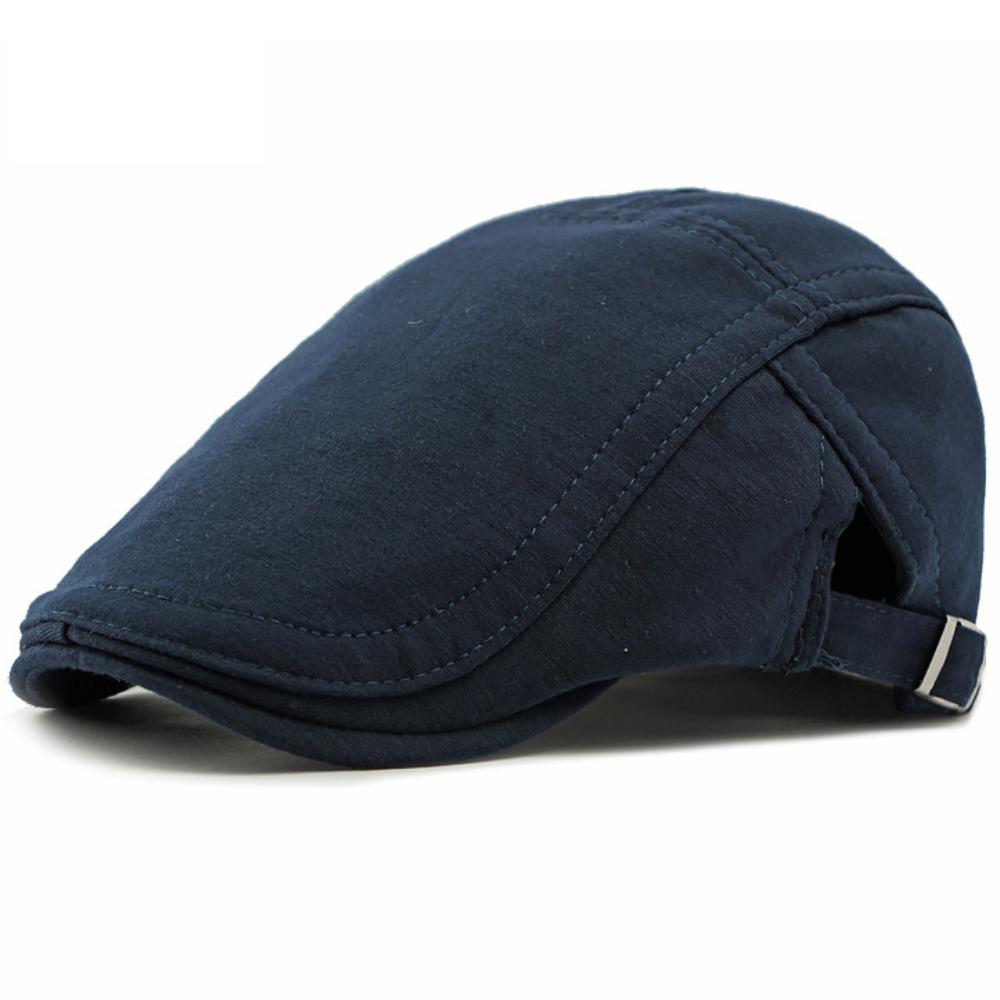 HT4423 Beret Spring Autumn Caps for Men Women Retro Artist Painter Knit Beret Hat Male Female Ivy Flat Cap Adjustable Beret Cap