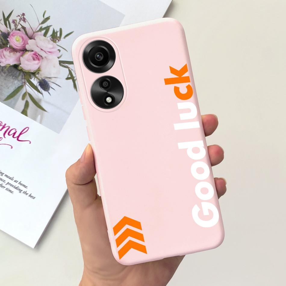 For OPPO A78 Case Oppo A78 4G CPH2565 Cute Fashion Candy Color Soft Silicone TPU Phone Back Cover For OppoA78 A 78 4G 2023