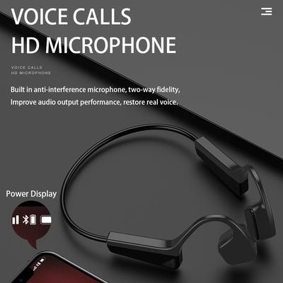 V11 Kablosuz Kemik İletimli Kulaklık Bluetooth Kulakiçi Açık Spor Kulaklığı ile Ter Geçirmez