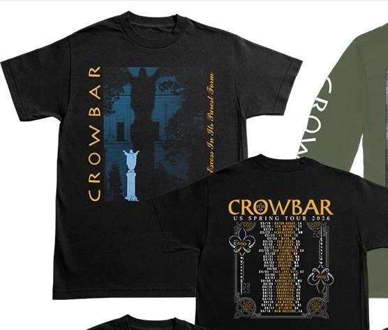 Crowbar Us Spring 2026 Tour Dates And Cities T-Shirt reprint AN67522 S