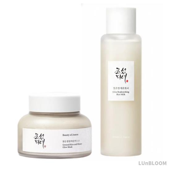 

Beauty of Joseon Rice Glow Essential Duo Set (150ml Mask + 150ml Toner)