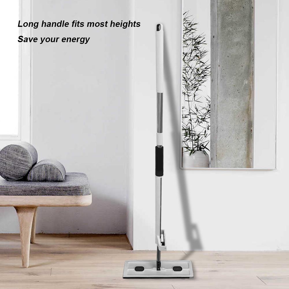 Dust Dry Wet Mop 360 Rotating Tile Floor Cleaning Mop Automatic Water Squeezing Adjustable Long Handle Household Cleaning Tools