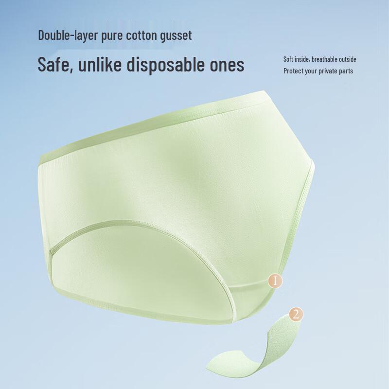 Freego Women's Pure Cotton Disposable Briefs