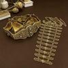 Russian Caucasian Women's Ethnic-Style Adjustable Belt and Breastplate Set