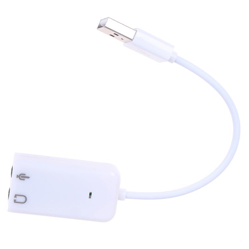 External Usb Audio Sound Card Adapter 7.1 Virtual Channel With Cable 3.5Mm