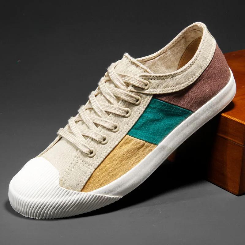 Fashion 2024 Sneakers New In Casual Shoes for Men Canvas Hiking Luxury Sale Classic Original Comfortable Man Shoe Promotion Work