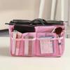Women Cosmetic Organizer Bag Nylon Travel Insert Organizer Handbag Foldable Large Capacity Insert Bag Liner Makeup Tote