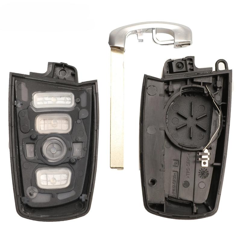 Smart Car Key Shell Cover Remote Keyless Case for BMW CAS4 F FEM 3 5 7 Series E90 E92 E93 X5 F10 F20 F30 F40 Panic FOB