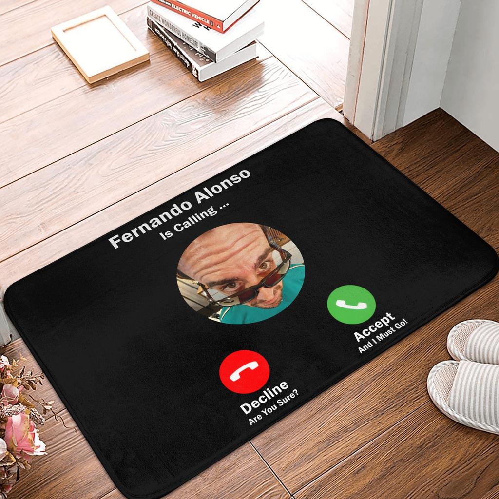 Funny Fernandos Alonsos Meme Doormat Mat Anti-Slip  Kitchen Bath Living Room Rug Carpet 40*60cm
