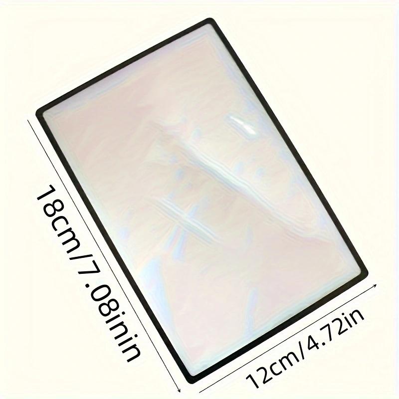 1pc ultra-thin, high magnification magnifying glass - perfect choice for students!