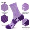 Unisex Mid-Calf Cycling & Running Socks: Breathable, Quick-Drying, Wear-Resistant, Sweat-Absorbent, Perfect for Autumn/Winter & Marathons.