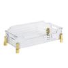 Luxury Makeup Holder Transparent Storage Rack Multi-functional Storage Tray  Living Room Decor