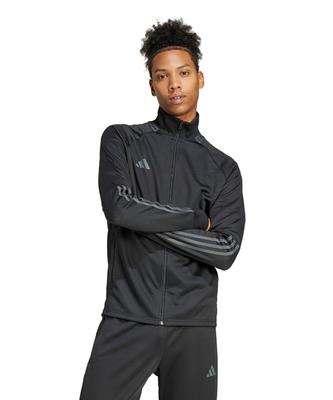Jersey Top and Bottom Set Aero Lady Sereno Cut 3 Stripes Tracksuit IZA33 Six S Men's Black/Gray (IW9220)