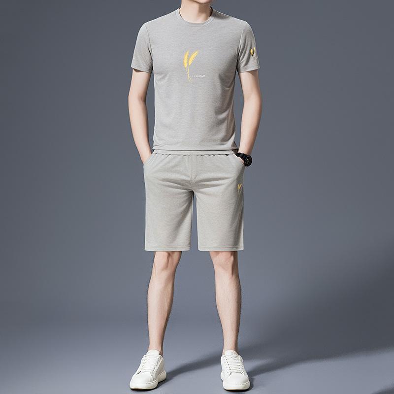 Men s Summer Short Sleeve T-Shirt Ice Breathable Crew Neck M