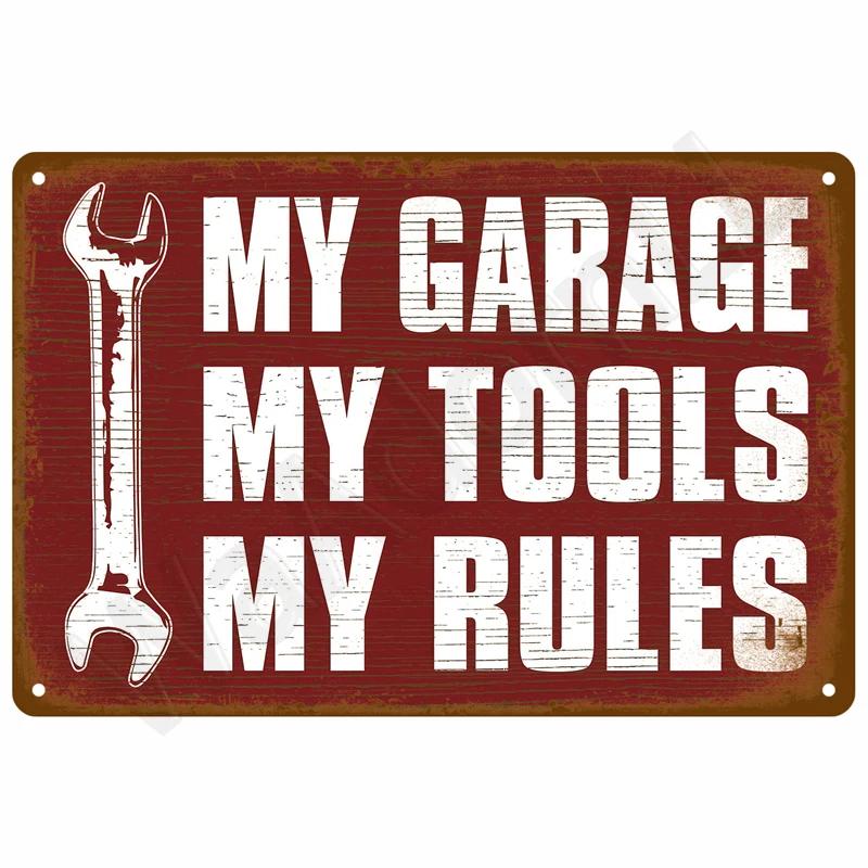 Bedroom Metal Signs Retro Metal Plate Posters Wall Art Mural Vintage Room Decoration Home Decor Items Tin Signs Aesthetic Men