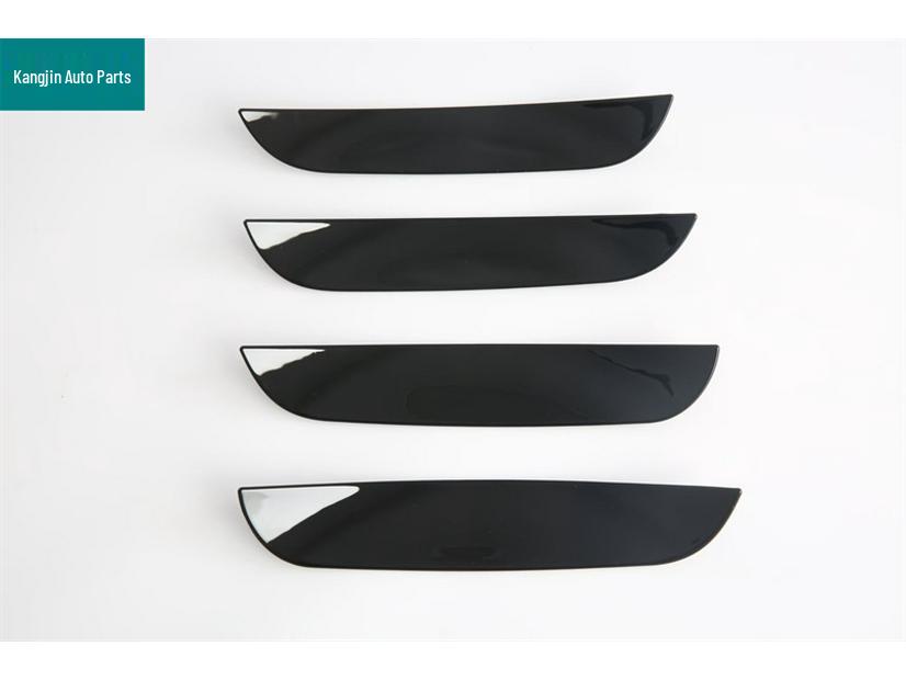 Fit for 25 BMW X3 G45 Black: Exterior Door Bowl, Headlight Eyebrows, Wind Deflector Decorative Strips.