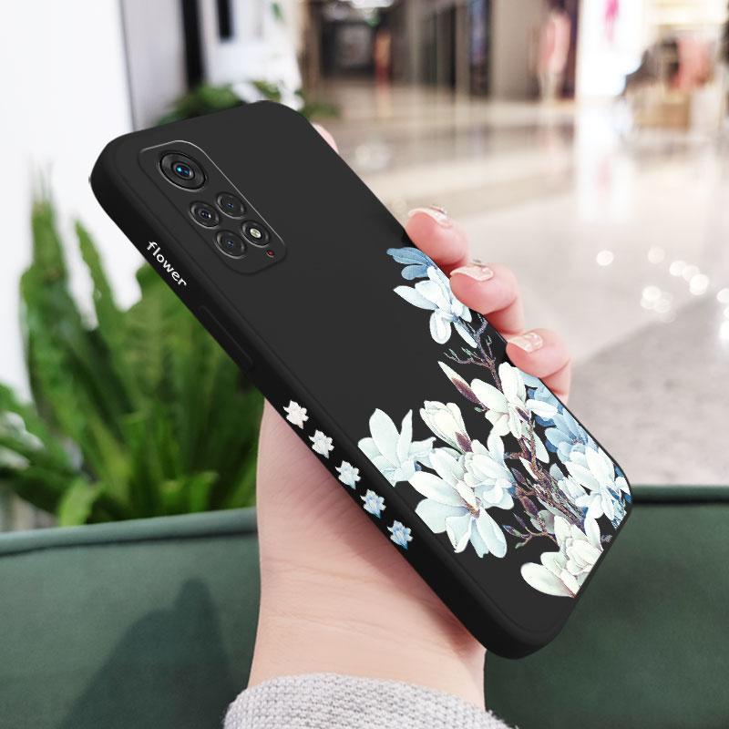 Magnolienblüten-Handyhülle für Xiaomi Redmi Note 14 13 12 12S 11 11S 11T 10 10A 10T 10S 9T Pro Plus 10C 9A 9C 9T 4G 5G Hülle