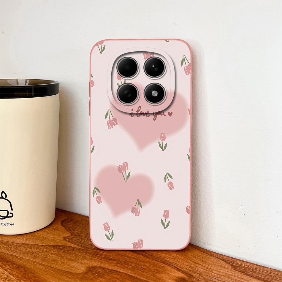 For Poco M8 Pro Case Cute Design Shockproof Phone Protector Soft Liquid Silicone High Quality Back Cover For Poco M 8 M8Pro Capa