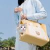 Cats-in-bag Carriers for Puppies Carry Bag Outdoor Travel Shoulder Carriers Sightseeing Bag Safety Strap