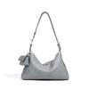 Bag Women's Leather Design Sense Niche Crossbody Bag Zipper Head Layer Cowhide Pillow Shoulder Bag