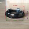 4pcs Wheel Caps Rays 3D Emblem 64mm/2.52 Inch Wheel Center Cap Wheel Cover Hub Cap Black Car Accessories