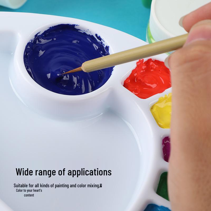Cross-border Children's Plum Blossom Painting Palette Tray