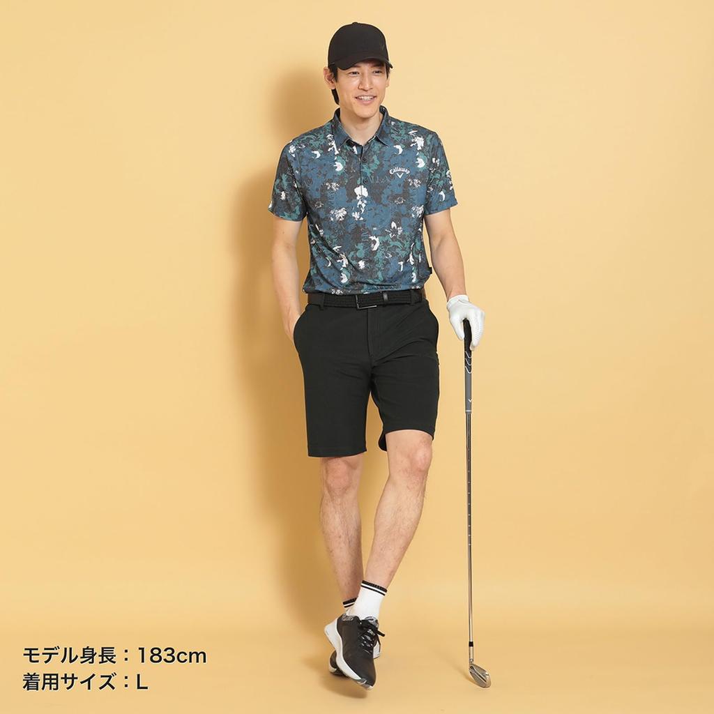 Shorts Cool Golf C25127101 L [Callaway] Men's (8-Way Stretch, Lining) / / 1010_Black