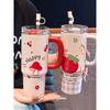 Large-Capacity Thermos Cup for Women, Good-Looking Ice Cup, Portable Car Coffee Cup, Outdoor Sports Water Bottle, Tea Cup