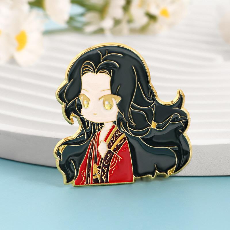 Code name Kite Metal Badge Fu Rong Liu Dan Button Brooch Sun Ce Zuoci Bazi Backpack Pendant Exquisite Jewelry