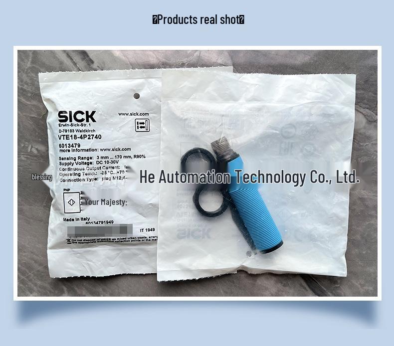 Sick VTE18-4P2740 Cylindrical Infrared Photoelectric Sensor - Model 6013479, Brand New.
