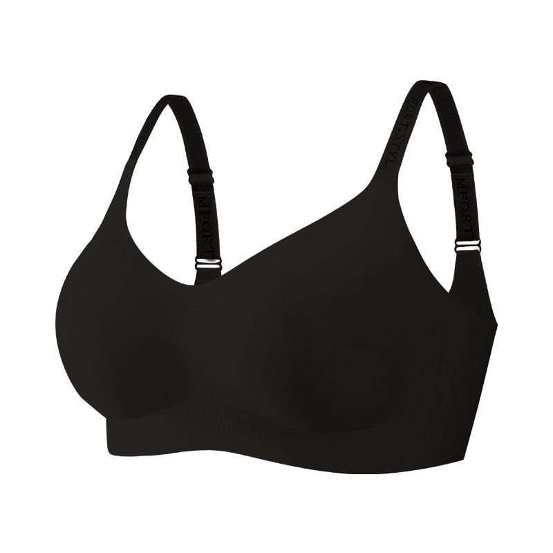 Seamless Women s Push-Up Lingerie Set: Anti-Gravity, Breathable, Comfortable Camisole with Letter Straps. XL 121-140