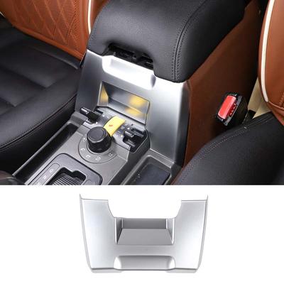 Para Land Rover Discovery 3 LR3 04-09 ABS coche plateado reposabrazos de Control Central cubierta de Panel frontal pegatinas embellecedoras para coche