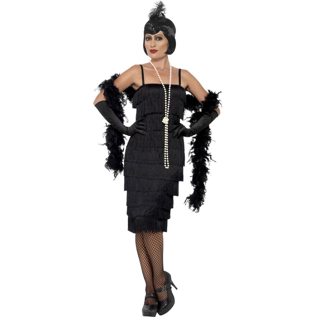 Smiffys Womens/Ladies Flapper Costume
