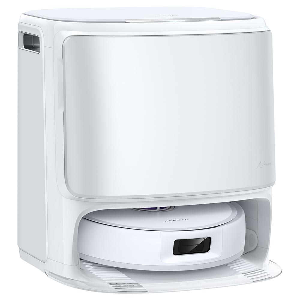 NARWAL Freo Z10 Robotický vysavač a mop, Bez zamotávání, Sací výkon 15 000 Pa, Přizpůsobuje se těžko dostupným oblastem, Samosypání, Mytí a sušení mopu