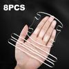 8x Invisible Car Door Handle Bowl Anti-Scratch Protector Sticker Thickening Kits