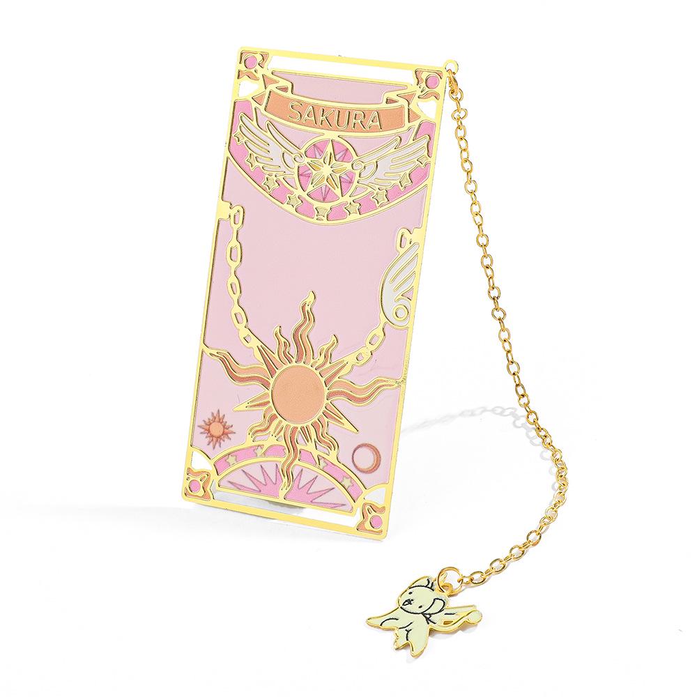 Cardcaptor Sakura Metal Bookmark - Cartoon Anime Style, Stationery Item