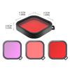 Housing Case Filter Kit for GoPro Hero 10/9  Waterproof Case Diving Protective Housing Case Under Filter