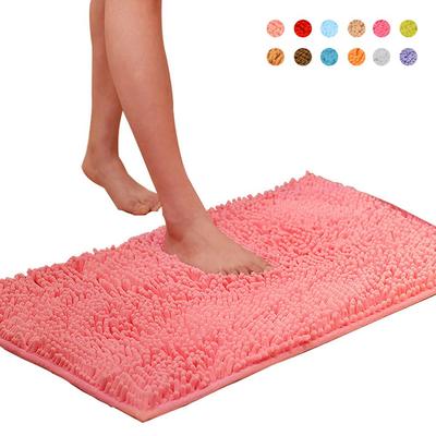 40*60cm Kleurrijk Zacht Woonkamer Badkuip Antislip Vloer Chenille Deurmat Badmat Badkamertapijt