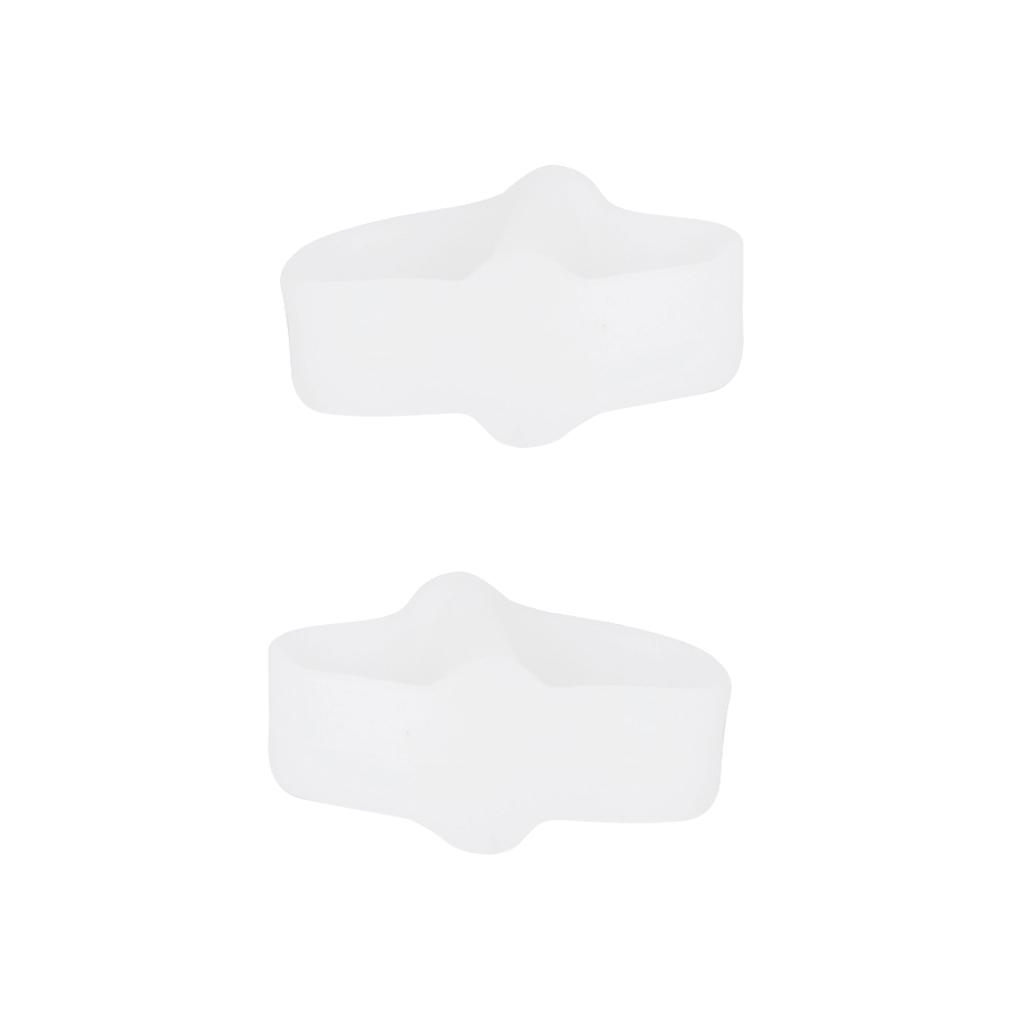 2 Holes Gel Toe Separators Stretchers Straightener Alignment