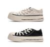 2026 Summer Trendy Men's Canvas Lace-up Shoes with Thick Sole for Height Increase