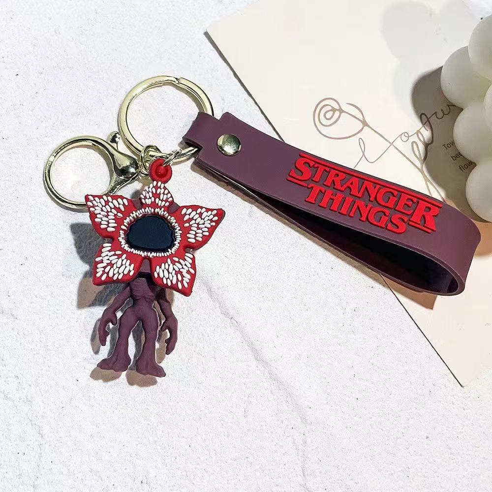 Stranger Things Schlüsselanhänger Rucksack Puppe Tasche Paar Anhänger Schlüsselanhänger Anhänger Geschenk