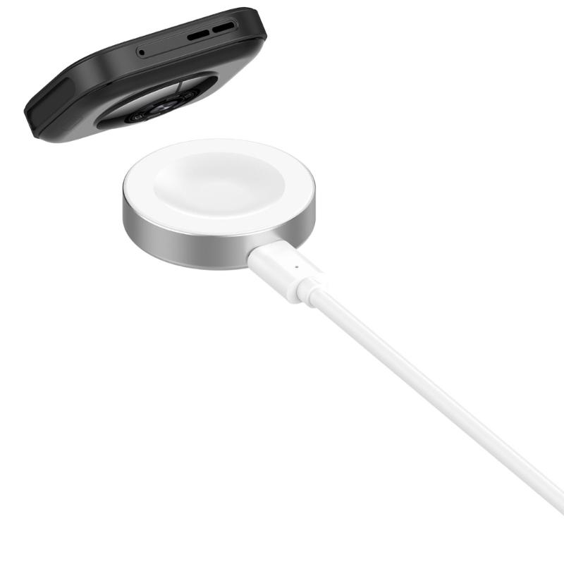 Universal Magnetic Charging Dock with Metal Shell USB Charges Cable Replacement USB Charges Base for Watch Fit4 Use