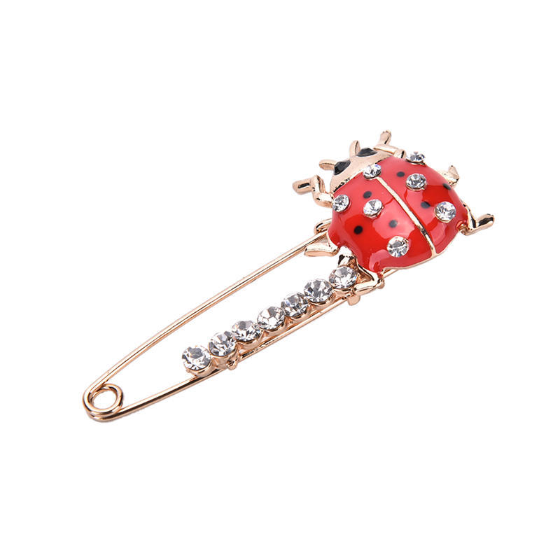 Red Ladybug Animal Enamel Design Brooch Pin  Jewelry For Women  Sale