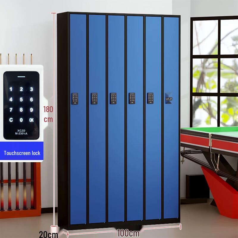 Xingkun 6-Door Billiard Cue Storage Cabinet