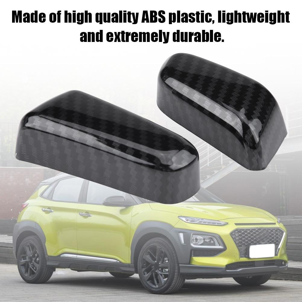 Interior Seat Adjustment Button Cover Trims for Hyundai Encino Kauai Kona1720 SUV(Carbon Fiber